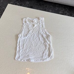 SOLD lululemon athletica White Muscle Tee